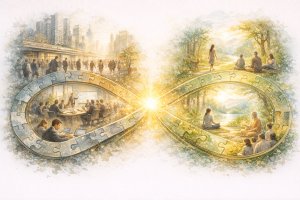 Lemniscaat wereld en retraites